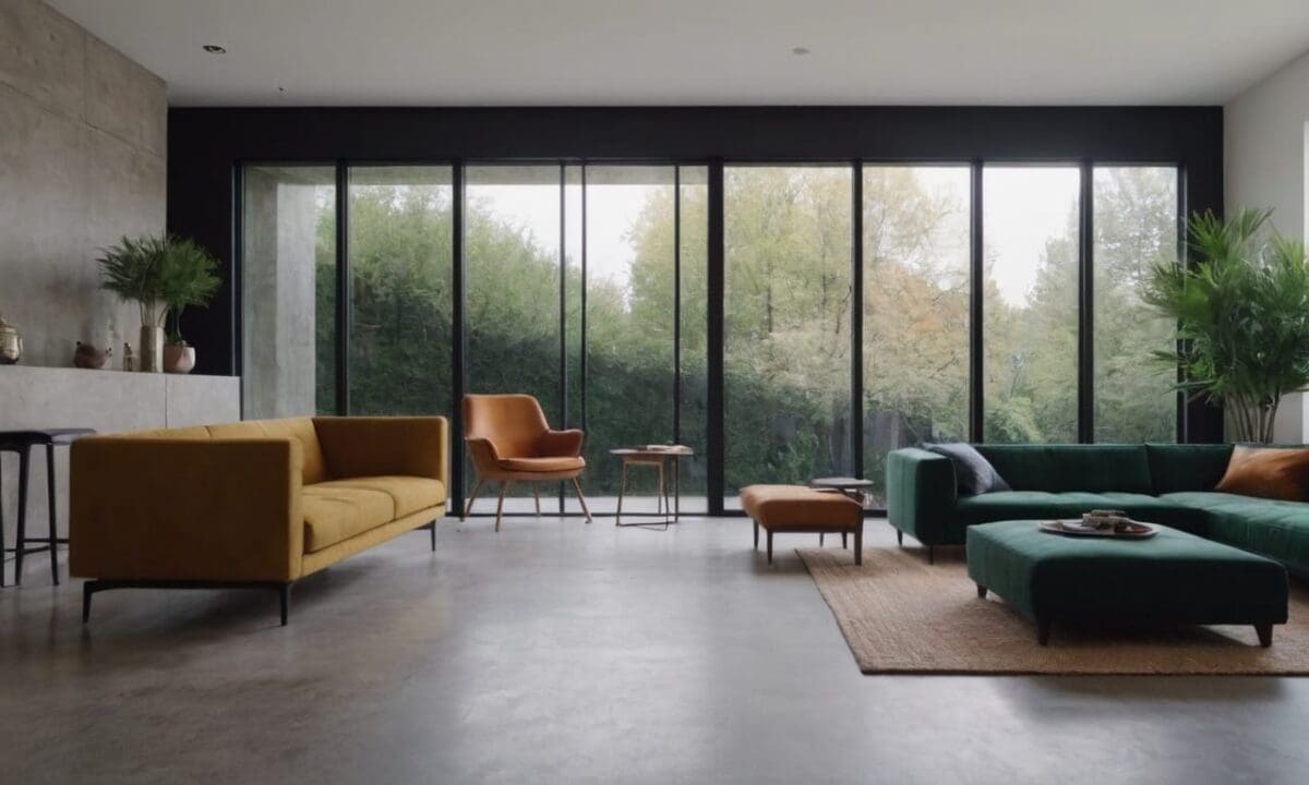 4. Casas com piso de cimento queimado estética moderna