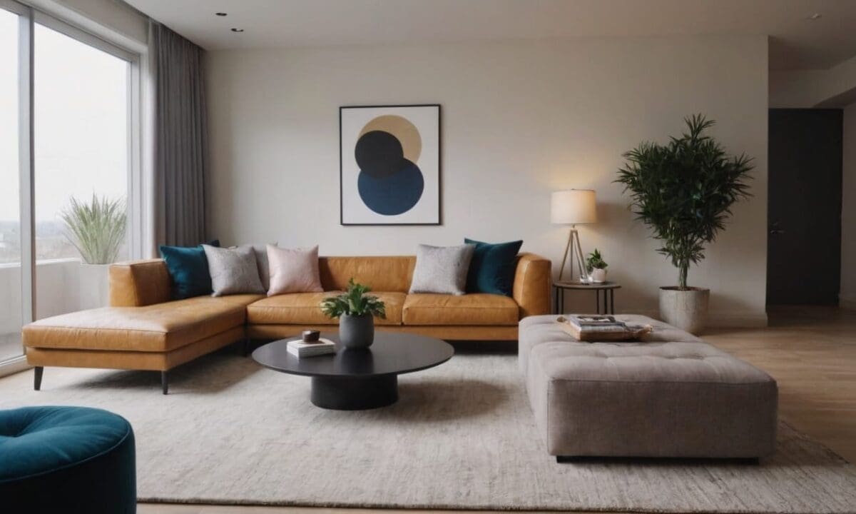 49. Salas decoradas proporcionam amplitude