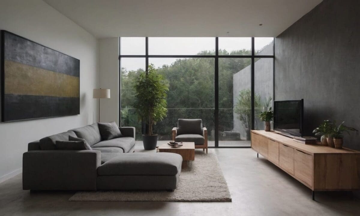 5. Casas com piso de cimento queimado versatilidade de estilos