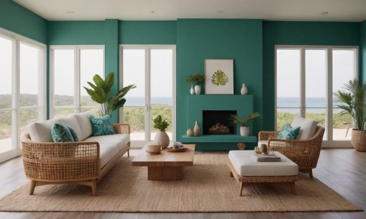 6. A decoração tropical proporciona sensação de amplitude