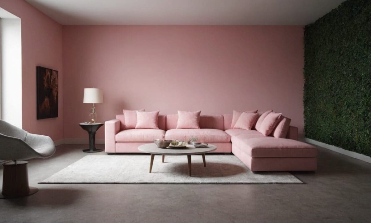 6. Cimento queimado rosa proporciona durabilidade