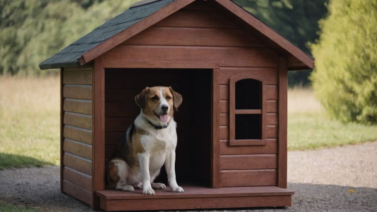 7. Casas de madeira pra cachorro proporcionam resistência a impactos