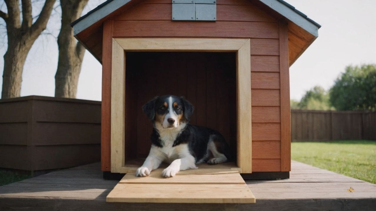 8. Casas de madeira pra cachorro proporcionam variedade de estilos