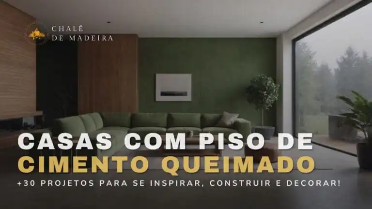 Casas com piso de cimento queimado: +30 modelos incríveis! Casas com piso de cimento queimado: +30 modelos incríveis!