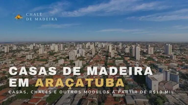 Casas de madeira em Araçatuba (SP) a partir de R mil Casas de madeira em Araçatuba (SP) a partir de R mil