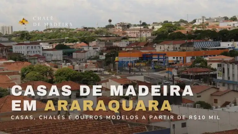 Casas de madeira em Araraquara (SP) a partir de R mil Casas de madeira em Araraquara (SP) a partir de R mil