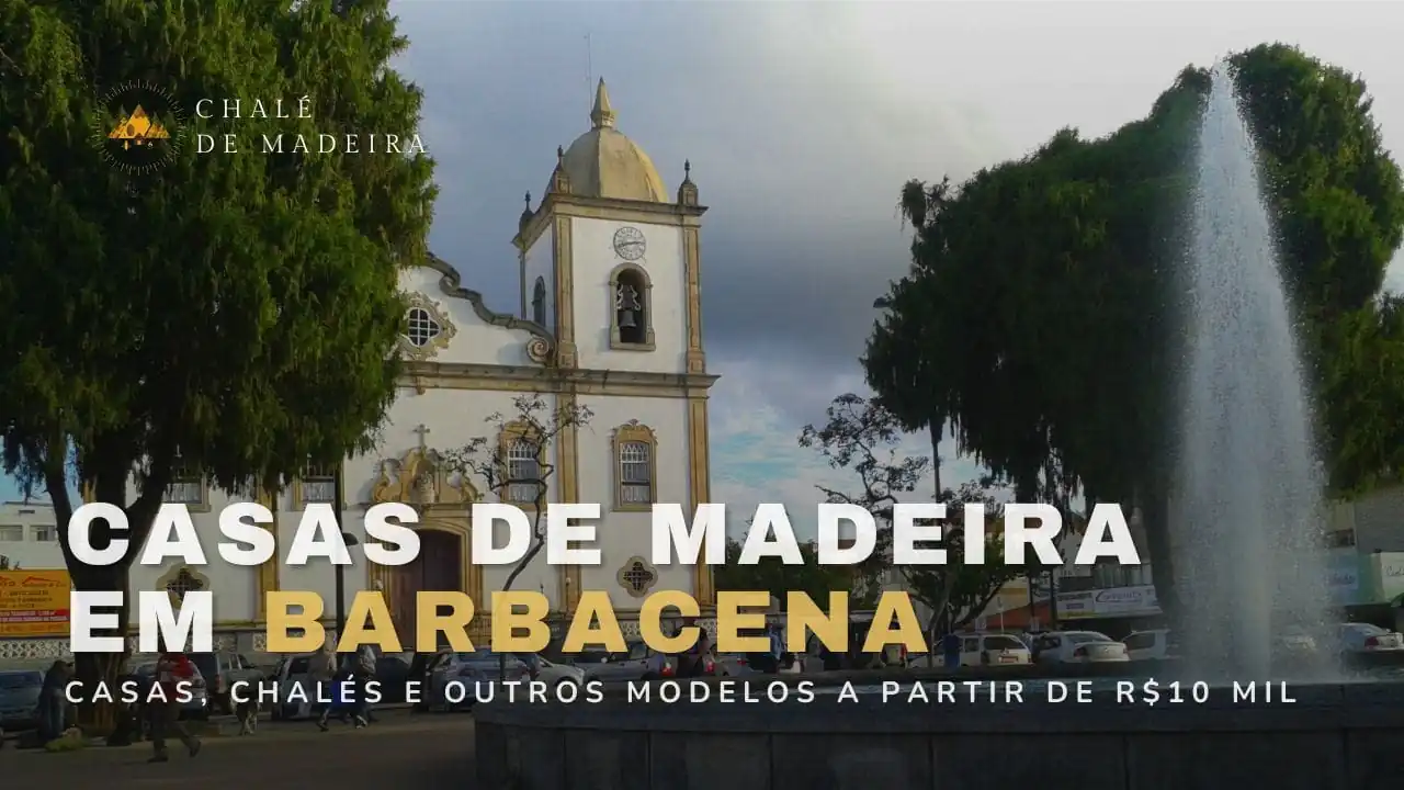 Casas de madeira em Barbacena (SC) a partir de R$10 mil