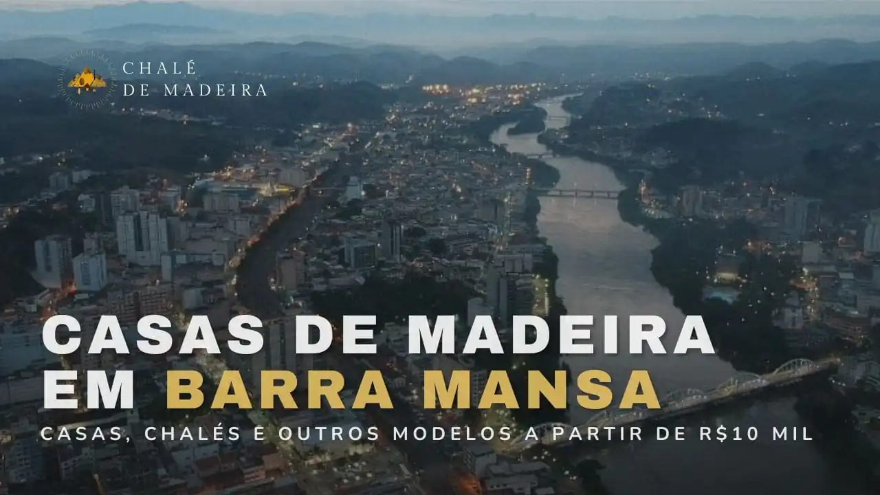 Casas de madeira em Barra Mansa (RJ) a partir de R$10 mil