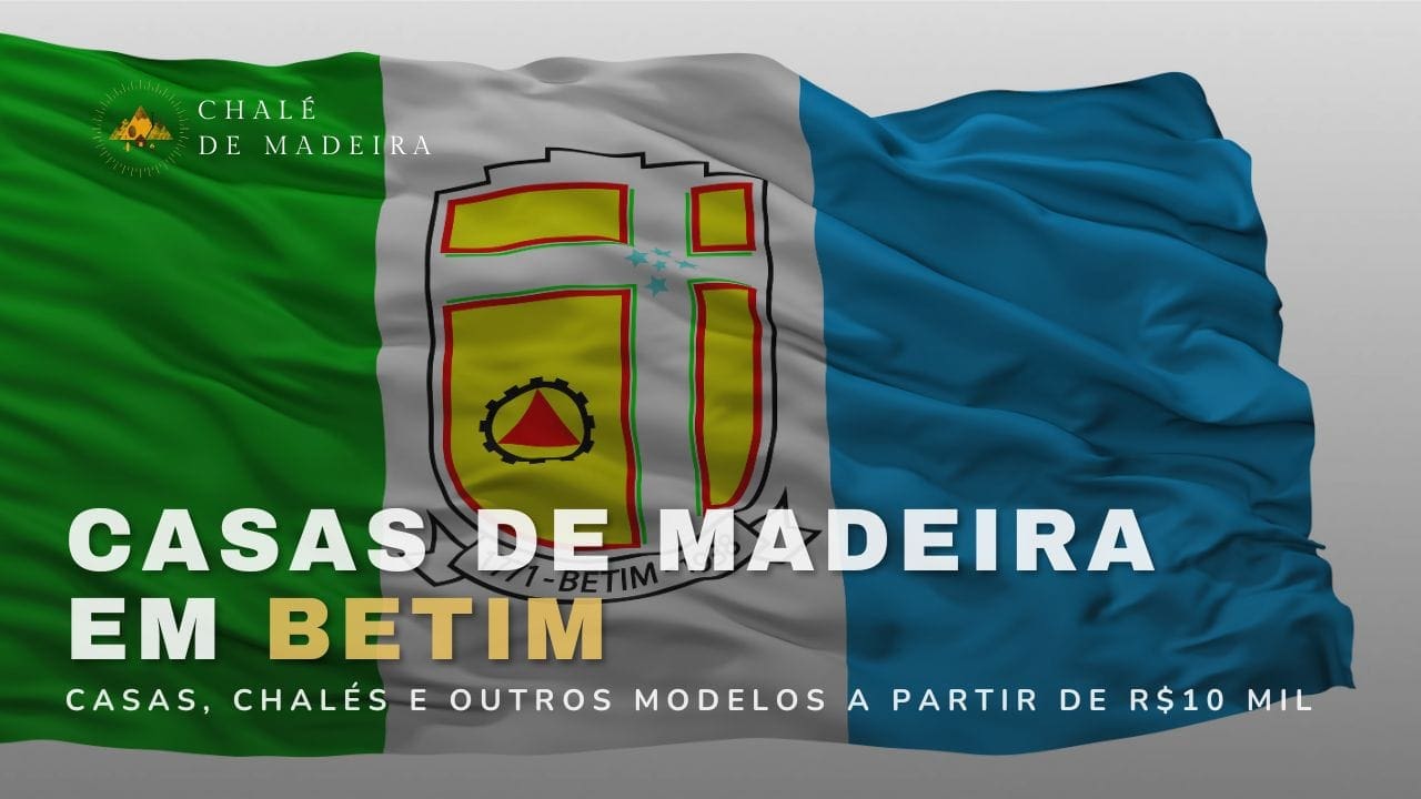 Casas de madeira em Betim (MG) a partir de R$10 mil