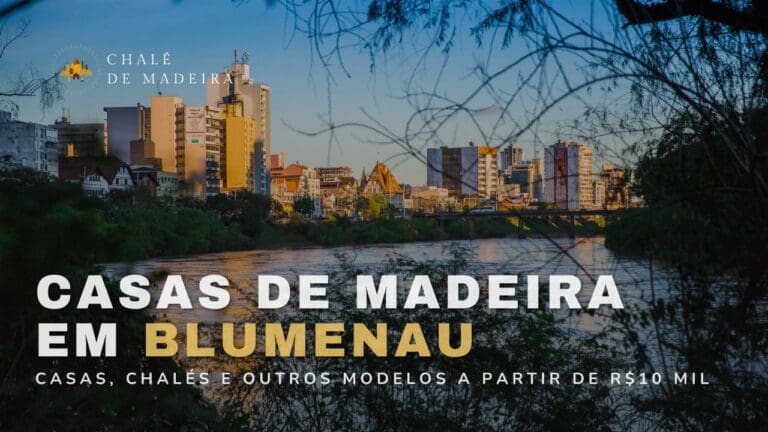 Casas de madeira em Blumenau (SC) a partir de R mil