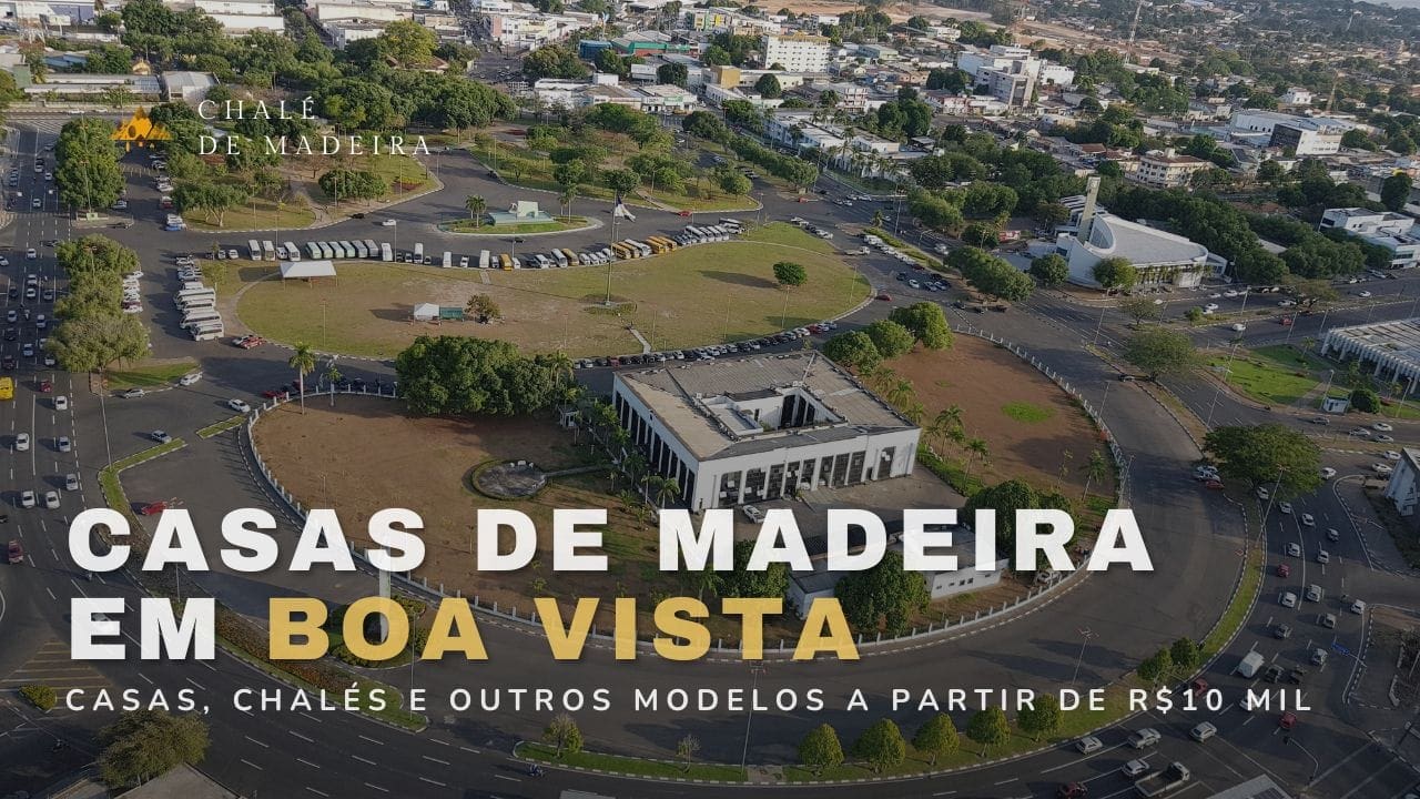 Casas de madeira em Boa Vista (RR) a partir de R$10 mil