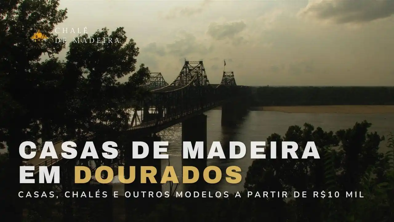 Casas de madeira em Dourados (MS) a partir de R$10 mil