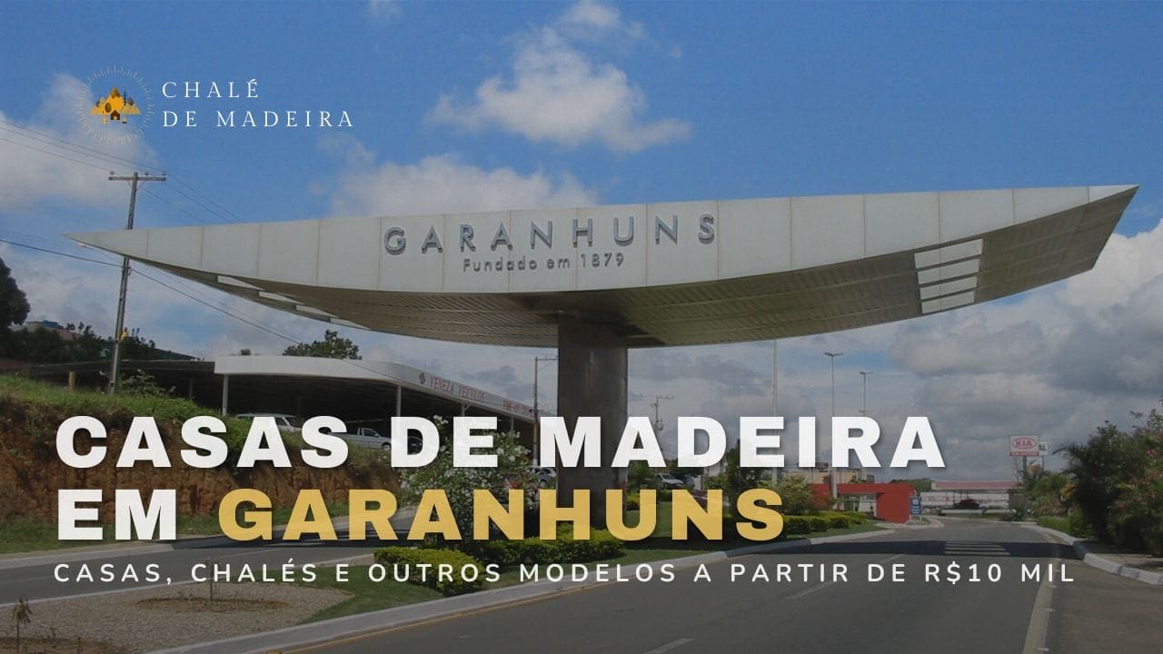 Casas de madeira em Garanhuns (PE) a partir de R$10 mil