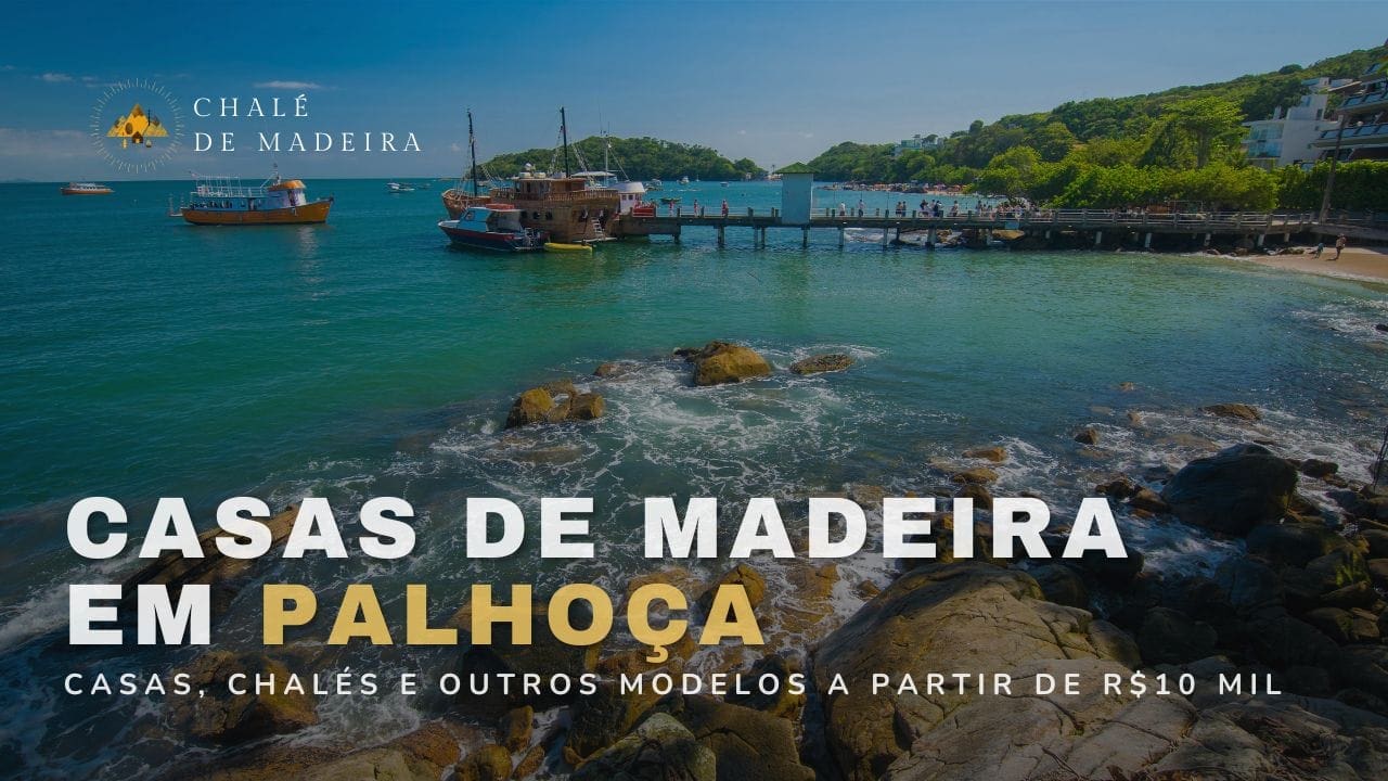 Casas de madeira em Palhoça (SC) a partir de R$10 mil
