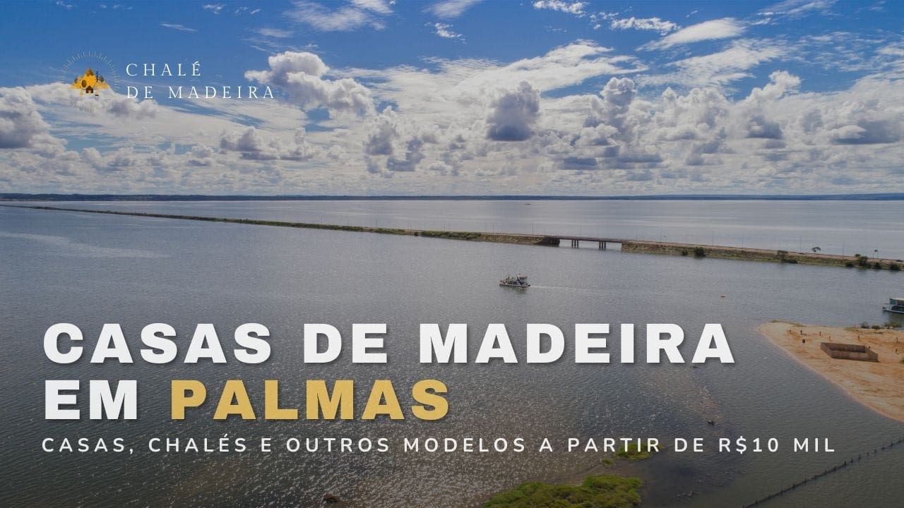 Casas de madeira em Palmas (TO) a partir de R$10 mil