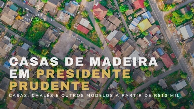 Casas de madeira em Presidente Prudente (SP) a por R mil