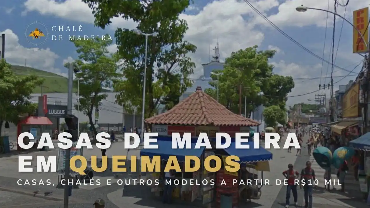 Casas de madeira em Queimados (RJ) a partir de R$10 mil