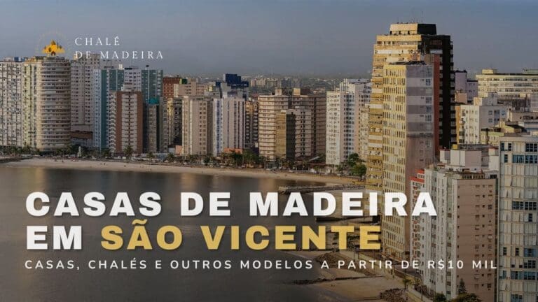 Casas de madeira em São Vicente (SP) a partir de R mil
