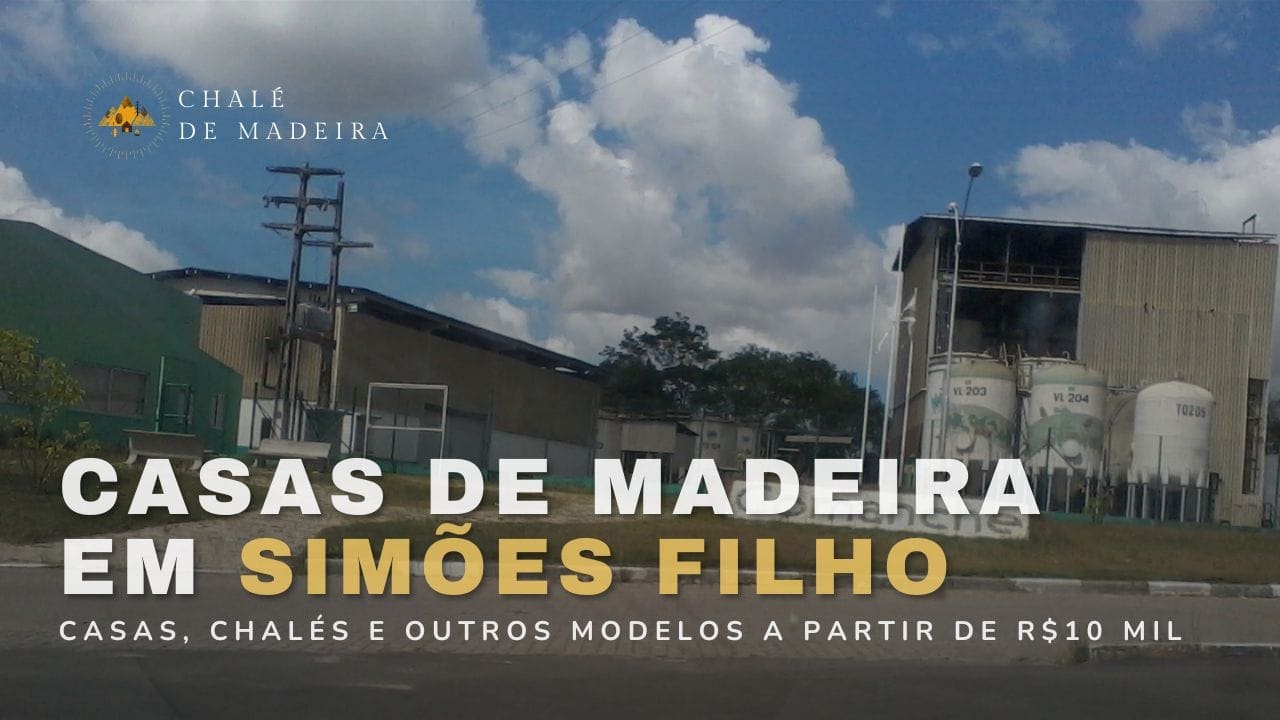 Casas de madeira em Simões Filho (BA) a partir de R$10 mil
