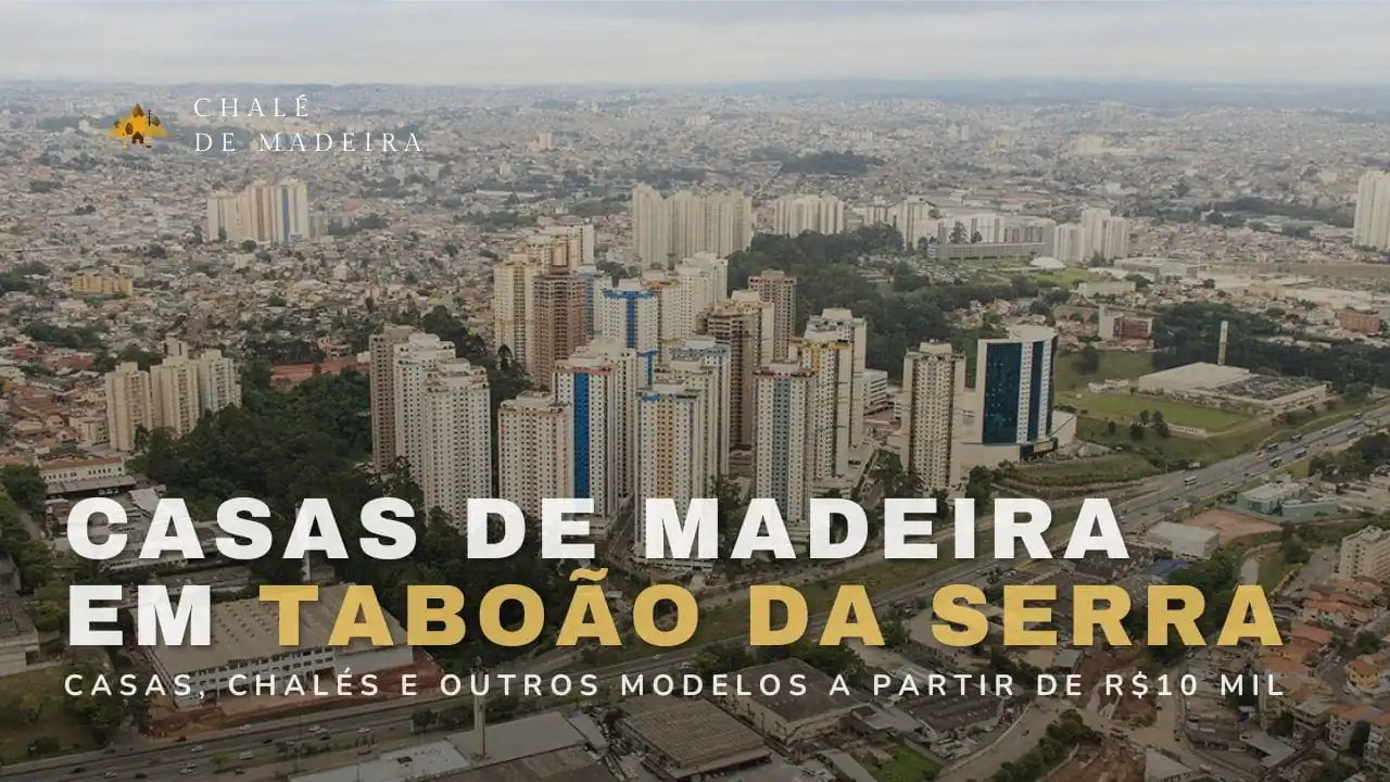 Casas de madeira em Taboão da Serra (PR) por R$10 mil