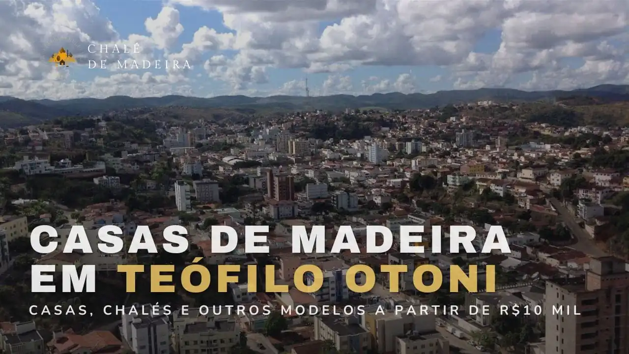 Casas de madeira em Teófilo Otoni (MG) a partir de R$10 mil