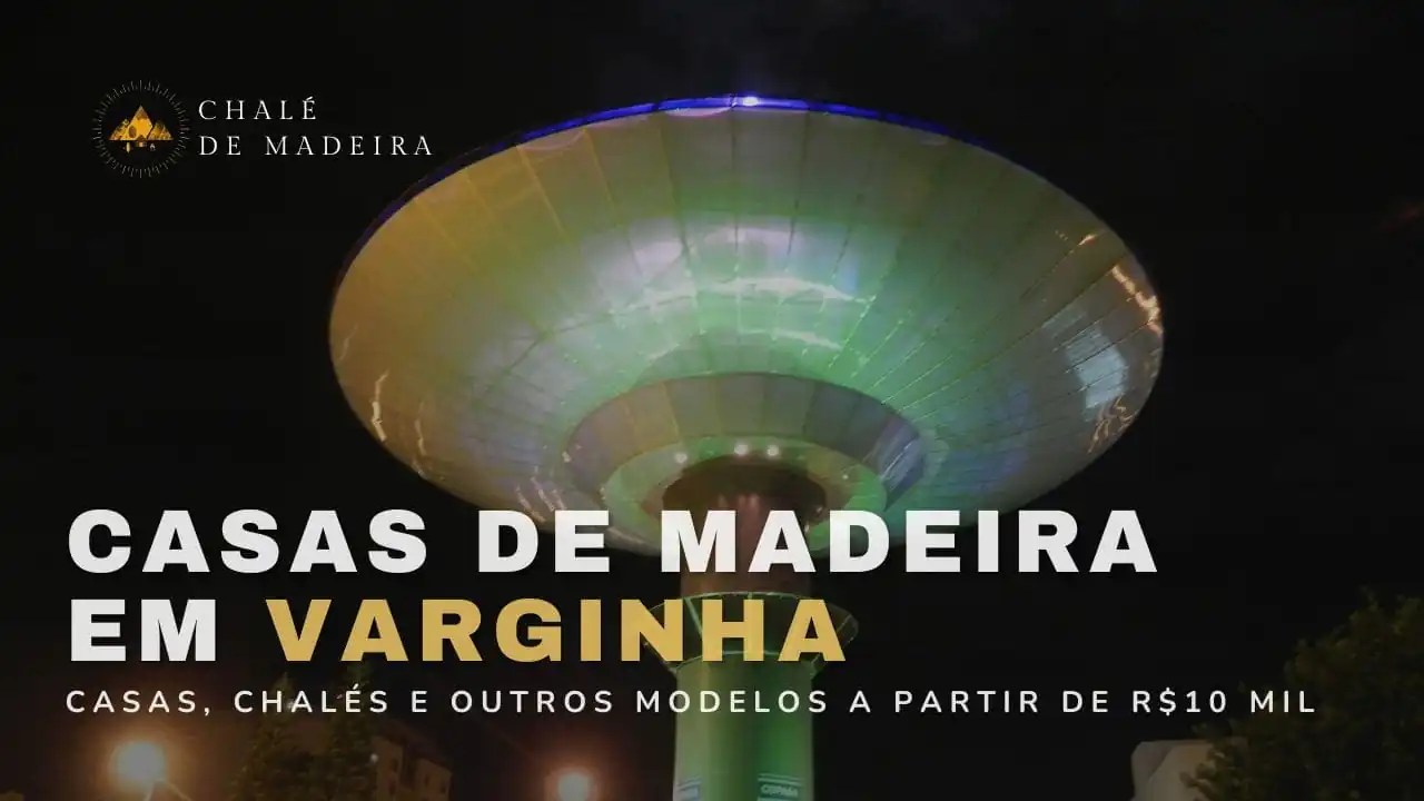 Casas de madeira em Varginha (MG) a partir de R$10 mil