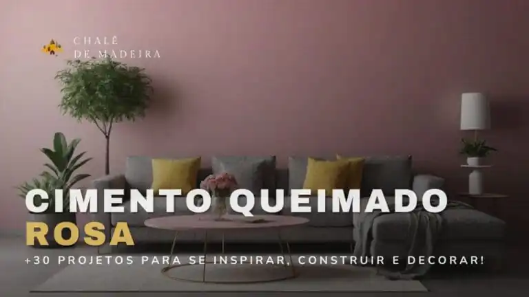 Cimento queimado rosa: +30 ideias de decoração!