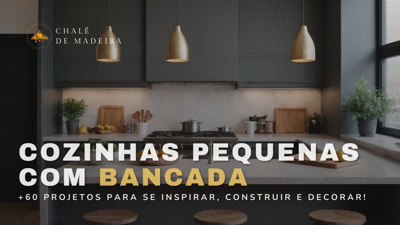 Cozinhas pequenas com bancada: 60 projetos inacreditáveis!