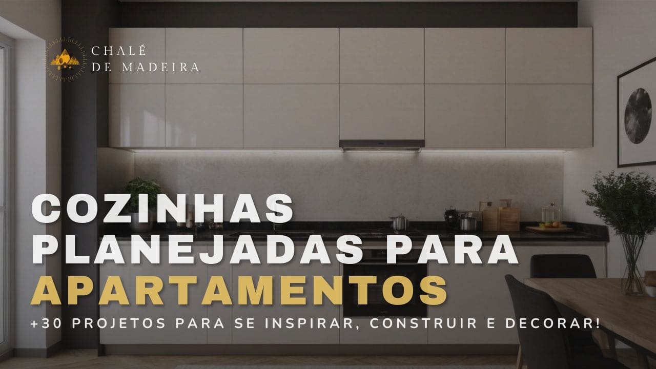 Cozinhas planejadas pequenas para apartamentos: +30 ideias!