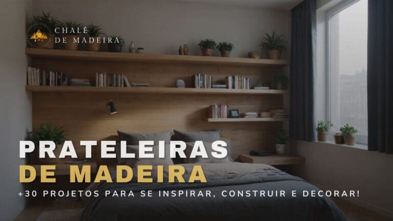 Prateleiras de madeira para parede: 30 projetos inspiradores