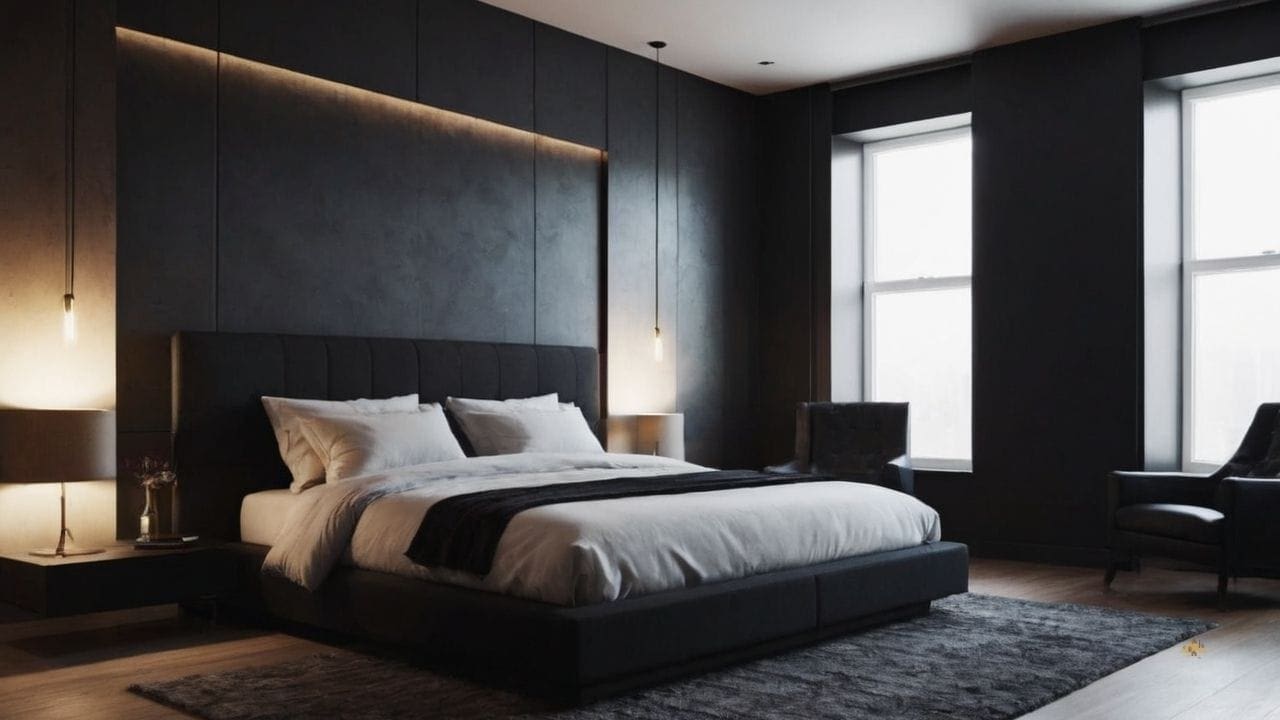 17. Quarto preto proporciona descanso