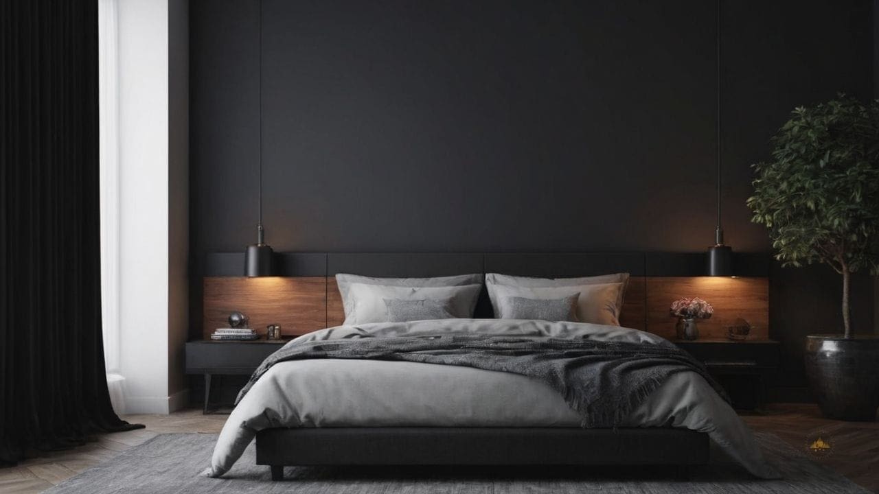 26. Quarto preto proporciona exclusividade