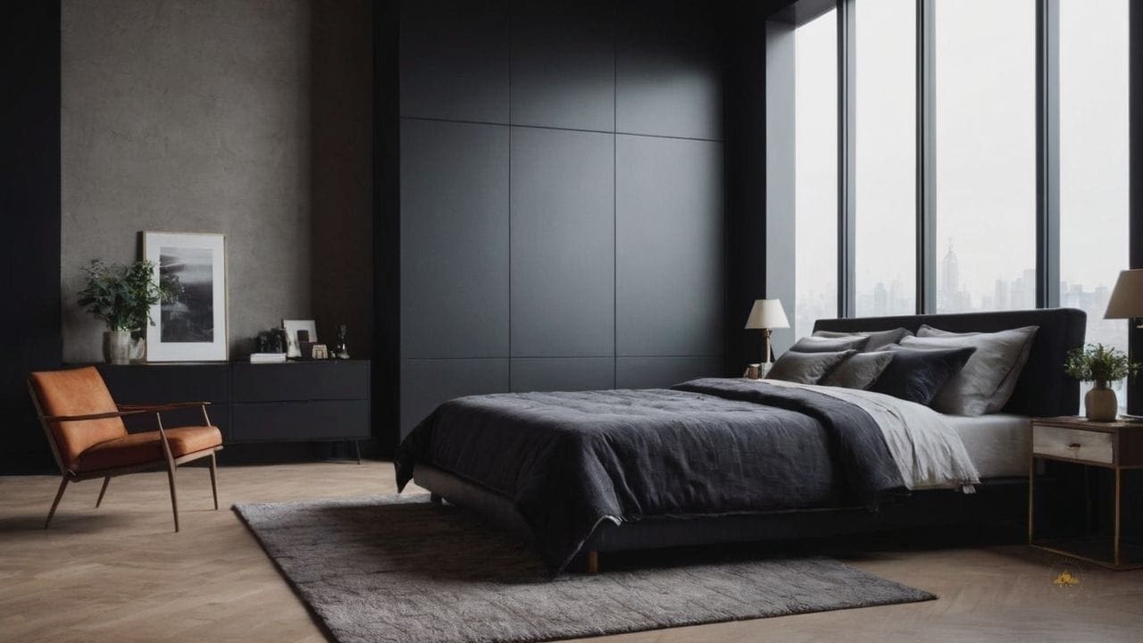 3. Quarto preto proporciona profundidade