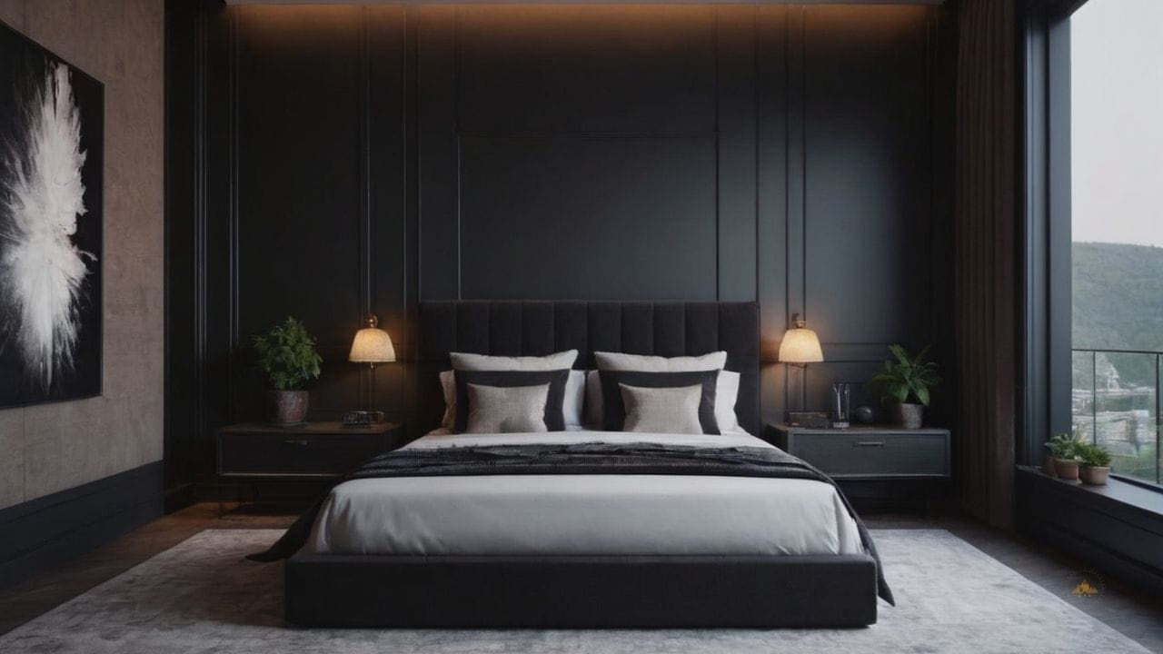 33. Quarto preto proporciona inverno
