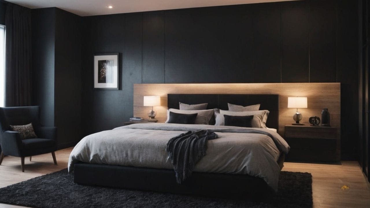 47. Quarto preto proporciona flexibilidade