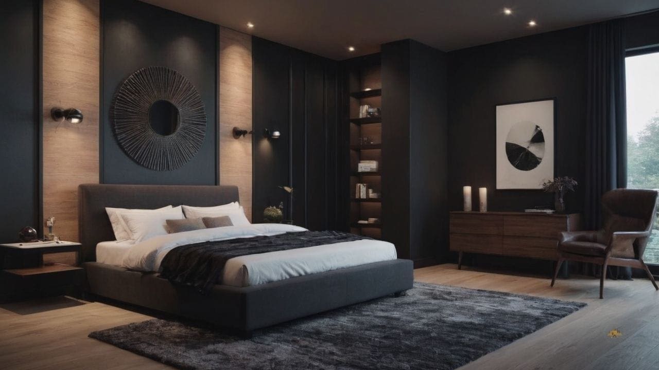 66. Quarto preto proporciona escuro