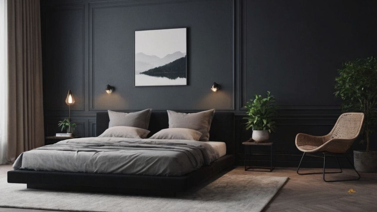 70. Quarto preto proporciona flexibilidade