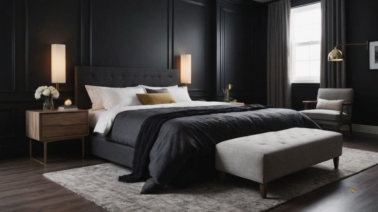 81. Quarto preto proporciona terrosos