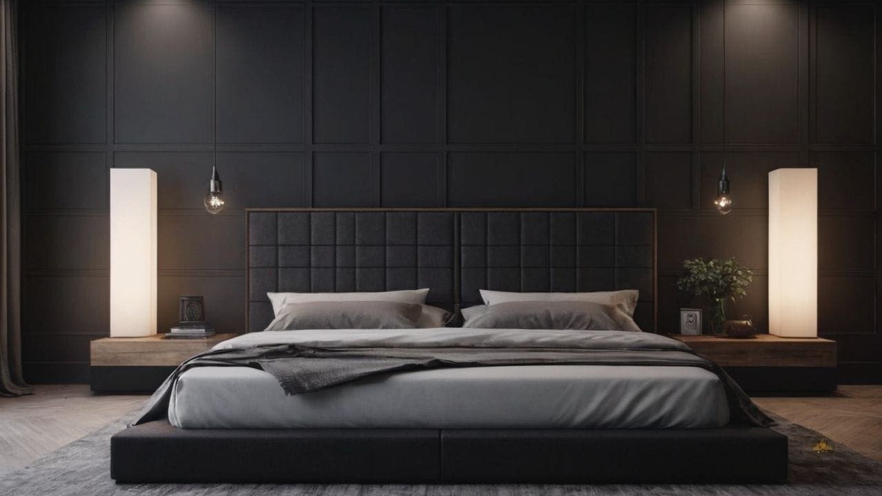 83. Quarto preto proporciona tranquilidade
