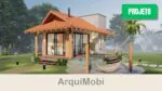 Projeto Chalé Oasis - Planta Pronta | 28 m²