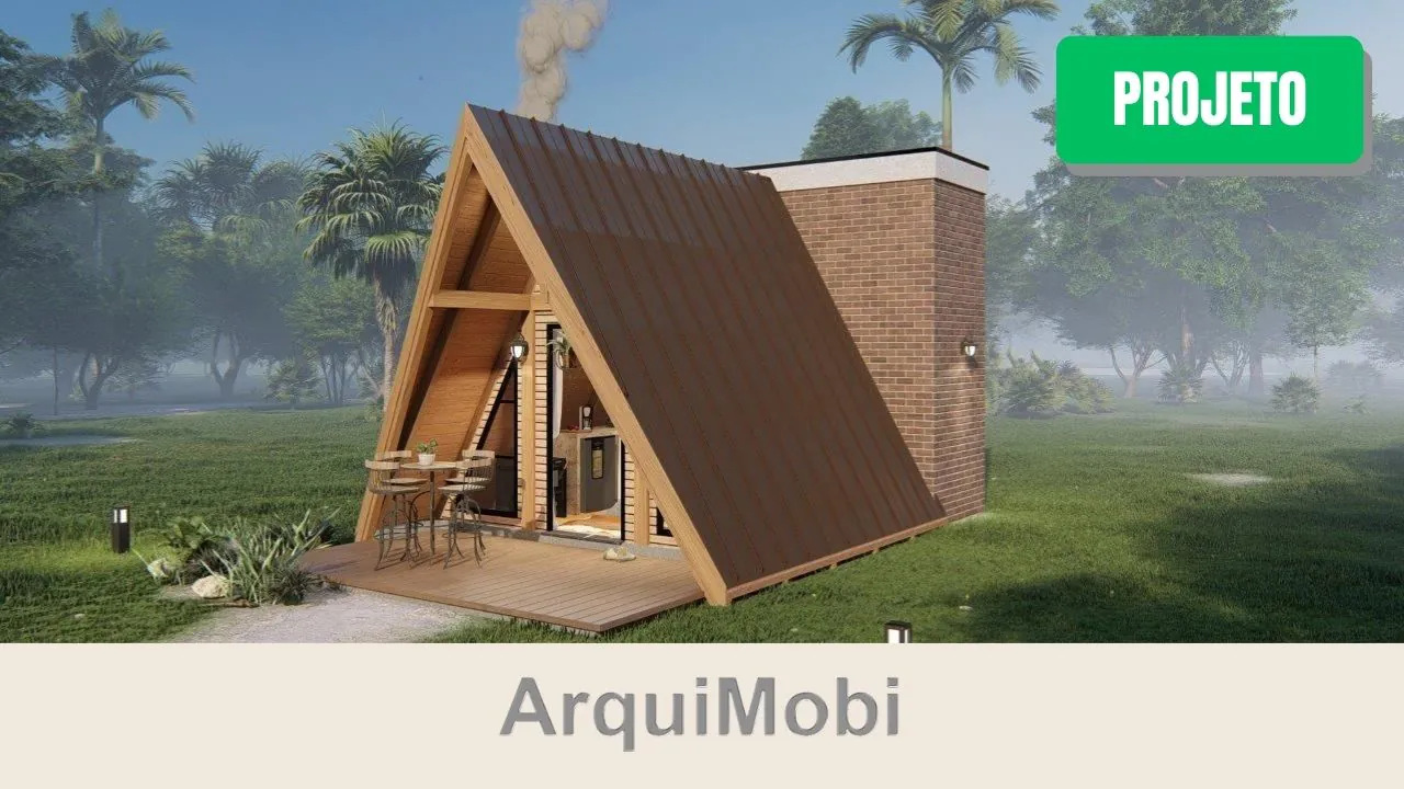 Projeto Chalé Petrópolis - Planta Pronta | 20 m²