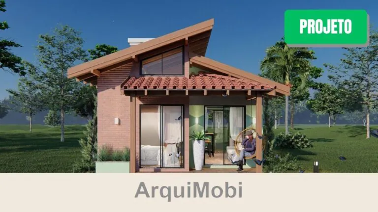 Projeto Chalé Azaléia – Planta Pronta | 28 m²