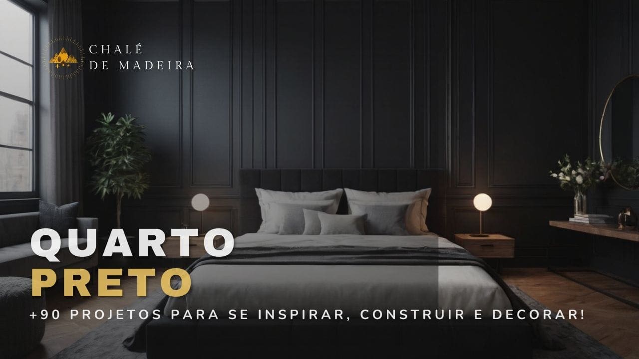 Quarto Preto: 90 ideias de decoração + projetos únicos!