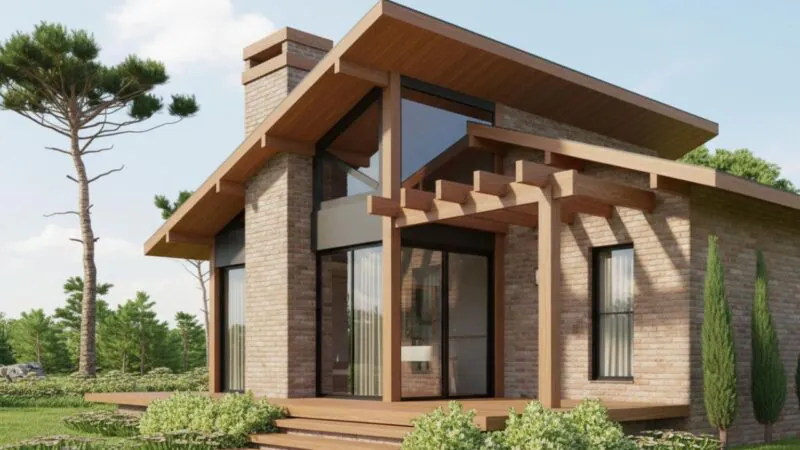 Projeto Chalé Araucária - Planta Pronta | 49 m²