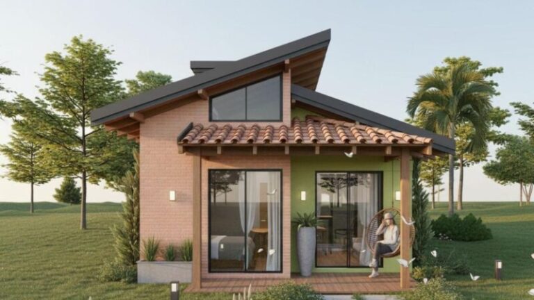 Projeto Chalé Azaléia - Planta Pronta _ 28 m²