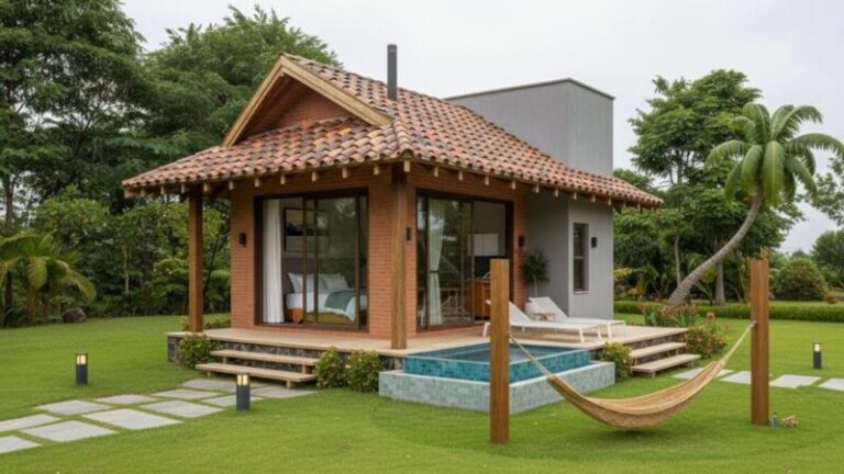 Projeto Chalé Oasis - Planta Pronta _ 28 m²