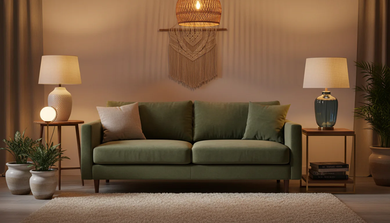 Iluminação decorativa para estar: abajures inspiradores