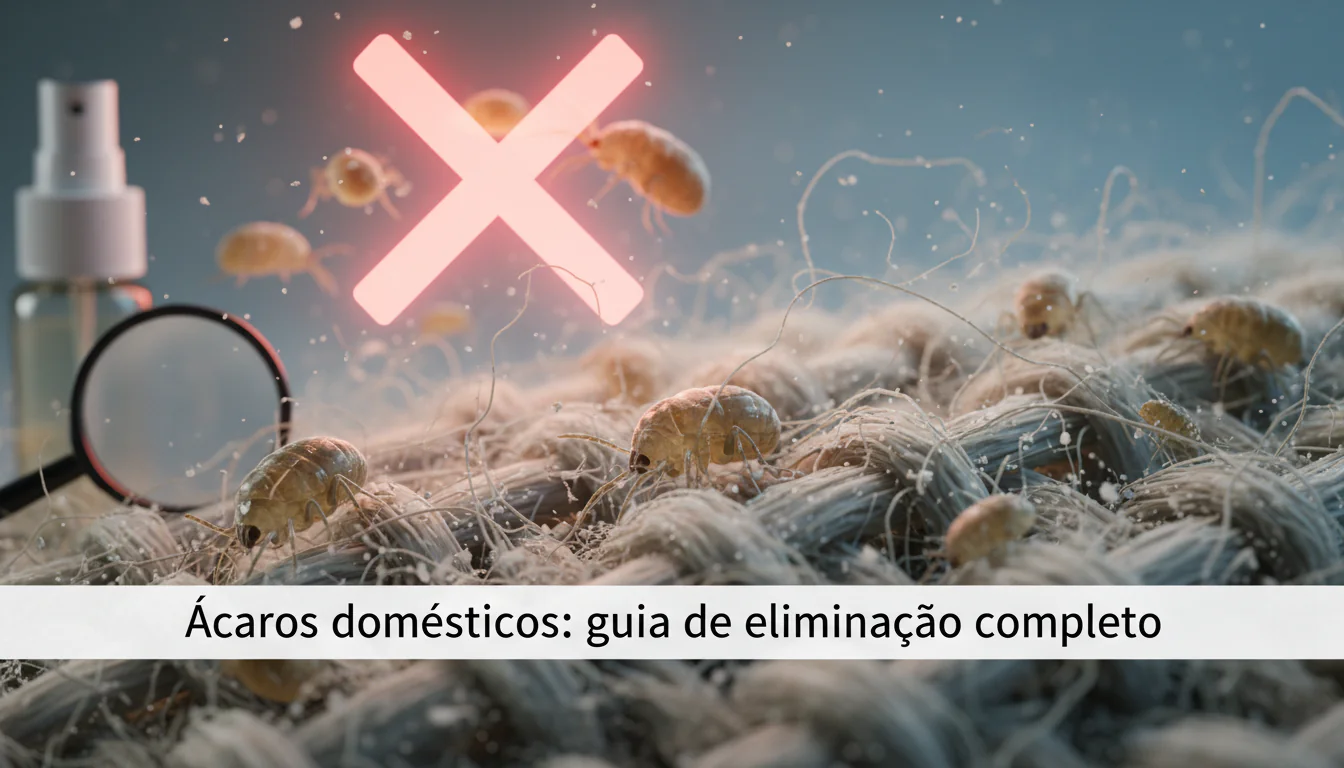 Ácaros domésticos: guia de eliminação completo