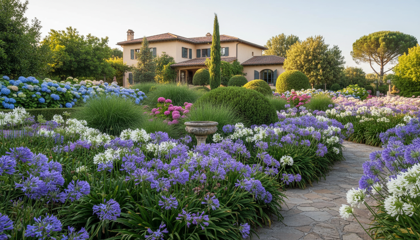 Agapanto no jardim: cultivo e decoração profissional Agapanto no jardim: cultivo e decoração profissional
