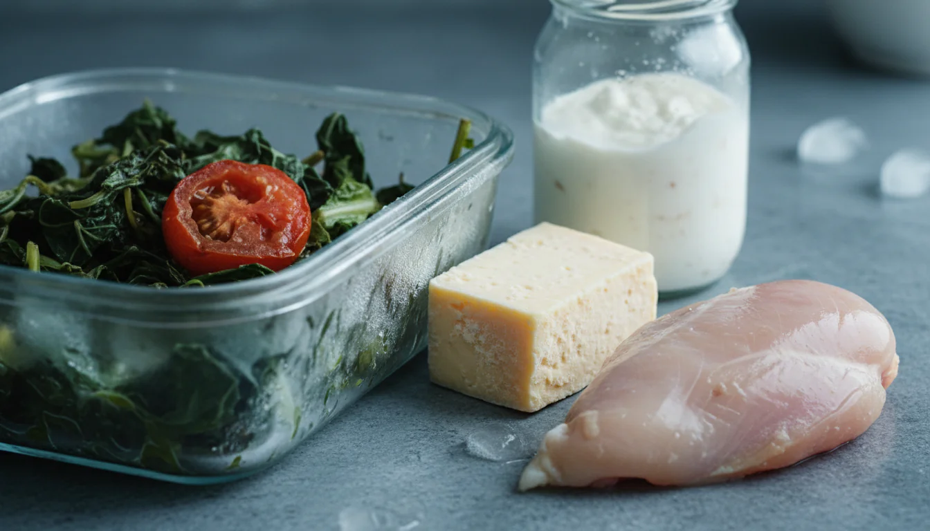 Guia de congelamento: alimentos que evitar